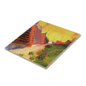 通りインSaintes Maries by Vincent van ゴッホ タイル (側面)