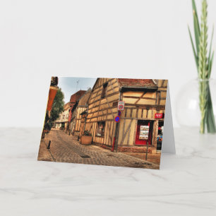通りインTroyes Franceグリーティングカード カード