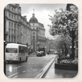 通りエレガントビュー スクエアペーパーコースター