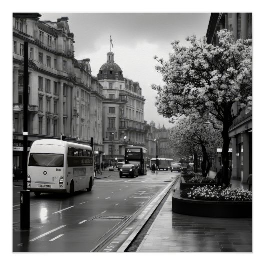 通りエレガントビュー ポスター (正面)