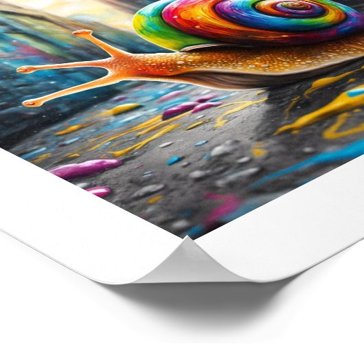 通りカタツムリ ポスター (角)