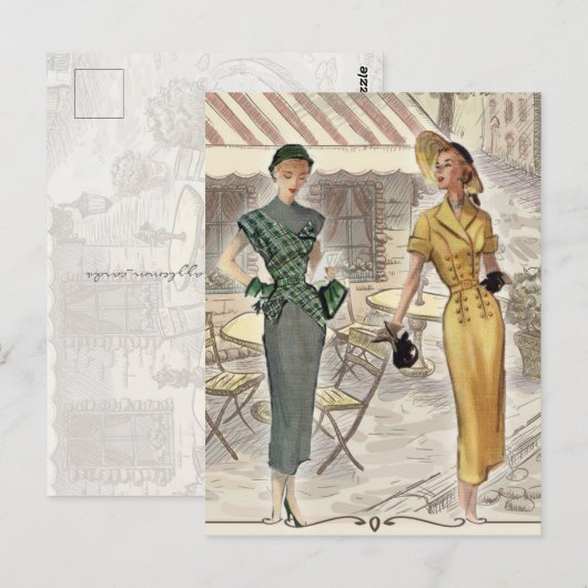 通りカフェ ポストカード (正面/裏面)