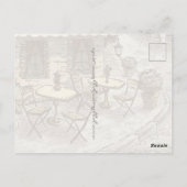 通りカフェ ポストカード (裏面)