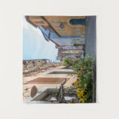 通りカラフルインRothenburgオブデアタウバー タペストリー (正面)