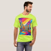 通りカラフルビベス Tシャツ (正面フル)