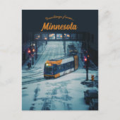 通りカーインセントポールミネソタ ポストカード (正面)