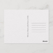 通りカーベルグラードセルビア黄色い列車ポストクロスイン ポストカード (裏面)