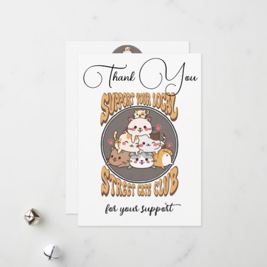 通りキャッツクラカスタムブサンキューカード シーズンカード (正面/裏面インサイチュ)