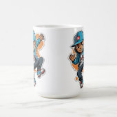 通りクールスタイル男の子マンガキャラクターシール コーヒーマグカップ (中央)