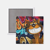 通りグラフィティキャット マグネット (正面/裏面)