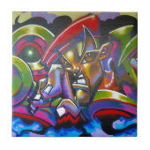 通りグラフィティ タイル (正面)