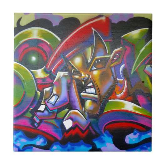 通りグラフィティ タイル (正面)