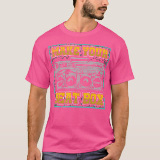 通りゲラップのットアクールートビートボクサーヒップホップビートボ Tシャツ