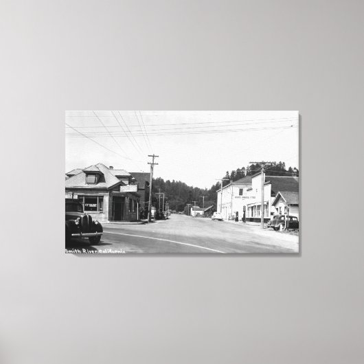 通りコーナー キャンバスプリント (正面)