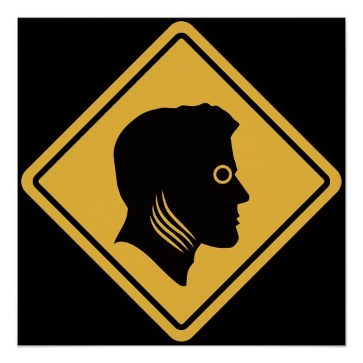 通りサインインスマウスルック ポスター (正面)