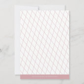 通りサイン第8級等級パーティー 招待状 (裏面)