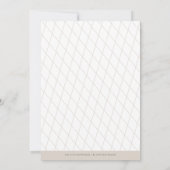 通りサイン8等勾配パーティの招待状 招待状 (裏面)