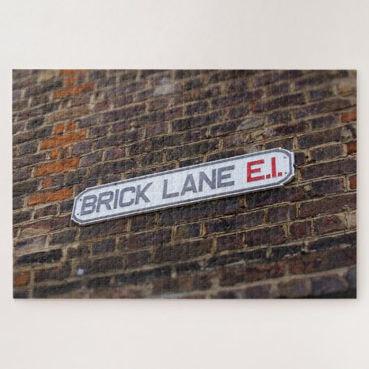 通りシンボルや象徴のロンドンBrick Lane - 20x30 -1014 pc ジグソーパズル (横)