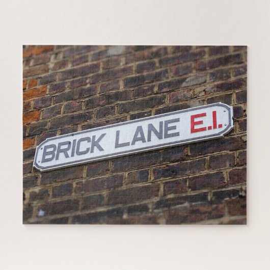 通りシンボルや象徴London Brick Lane - 16x20 - 520 pc ジグソーパズル (横)