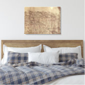 通りシーン中国の、明代 キャンバスプリント (インサイチュ (寝室))