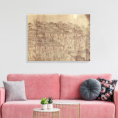 通りシーン中国の、明代 キャンバスプリント (インサイチュ (リビング))