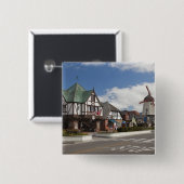 通りシーン歴史的なソルヴァンから、 'デンマーク語 缶バッジ (正面&裏面)