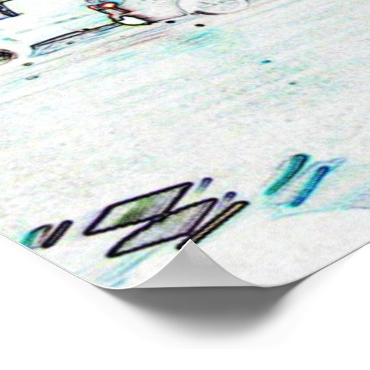 通りシーン01 ポスター (角)