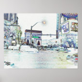 通りシーン01 ポスター (正面)