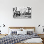 通りシーン,アラスカ写真,バルデス キャンバスプリント (インサイチュ (寝室))