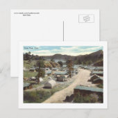 通りシーン、エルクホルンアヴェ、エステスパークCOヴィンテージ ポストカード (正面/裏面)