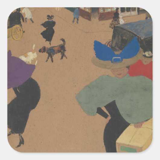 通りシーン スクエアシール (正面)