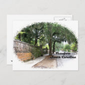 通りシーン、ボーフォートSC ポストカード (正面/裏面)