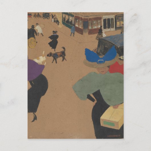 通りシーン ポストカード (正面)