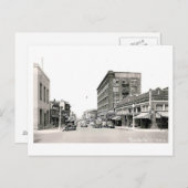 通りシーン、ユーレカ、カリフォルニアヴィンテージ ポストカード (正面/裏面)