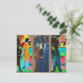 通りシーンbyエルンストルートヴィヒ・キルヒナー ポストカード (スタンド正面)