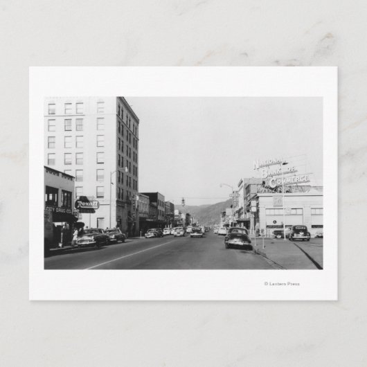 通りシーンinアバディーン, WA写真 ポストカード (正面)