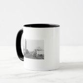 通りシーンinアバディーン, WA写真 マグカップ (正面左)