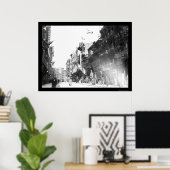 通りシーンinチャイナタウン，ニューヨーク市1913 ポスター (ホームオフィス)