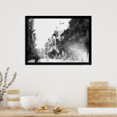 通りシーンinチャイナタウン，ニューヨーク市1913 ポスター (キッチン)