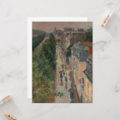 通りシーンinパリ，フランス(by Maximilien Luce) カード (正面/裏面インサイチュ)