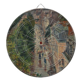 通りシーンinパリ，フランス(by Maximilien Luce) ダーツボード