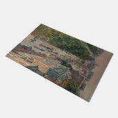 通りシーンinパリ，フランス(by Maximilien Luce) ドアマット (アングル)