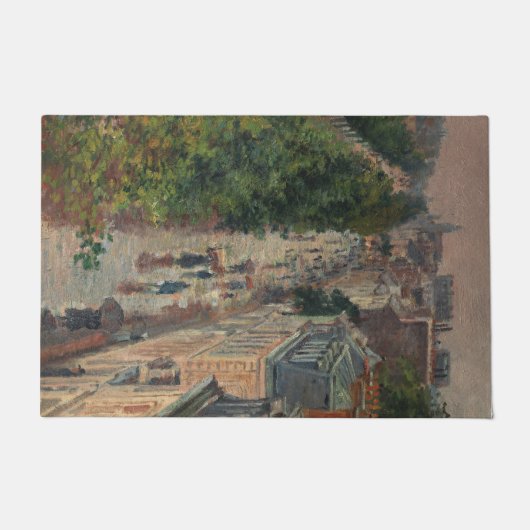 通りシーンinパリ，フランス(by Maximilien Luce) ドアマット (正面)