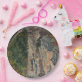 通りシーンinパリ，フランス(by Maximilien Luce) ペーパープレート (パーティー)