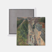 通りシーンinパリ，フランス(by Maximilien Luce) マグネット (正面/裏面)