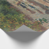 通りシーンinパリ,フランス(by Maximilien Luce) ラッピングペーパー (角)