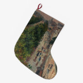 通りシーンinパリ，フランス(by Maximilien Luce) ラージクリスマスストッキング (正面 (吊り時))