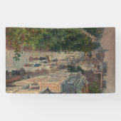 通りシーンinパリ，フランス(by Maximilien Luce) 横断幕 (横)