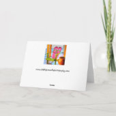 通りシーンSan Juan Greeting Card カード (裏面)