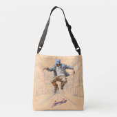 通りスケートボーダートートクロスボディバッグ クロスボディバッグ (裏面)